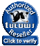 Authorized to register world-wide domains such as .COM .NET .ORG .BIZ .INFO etc.